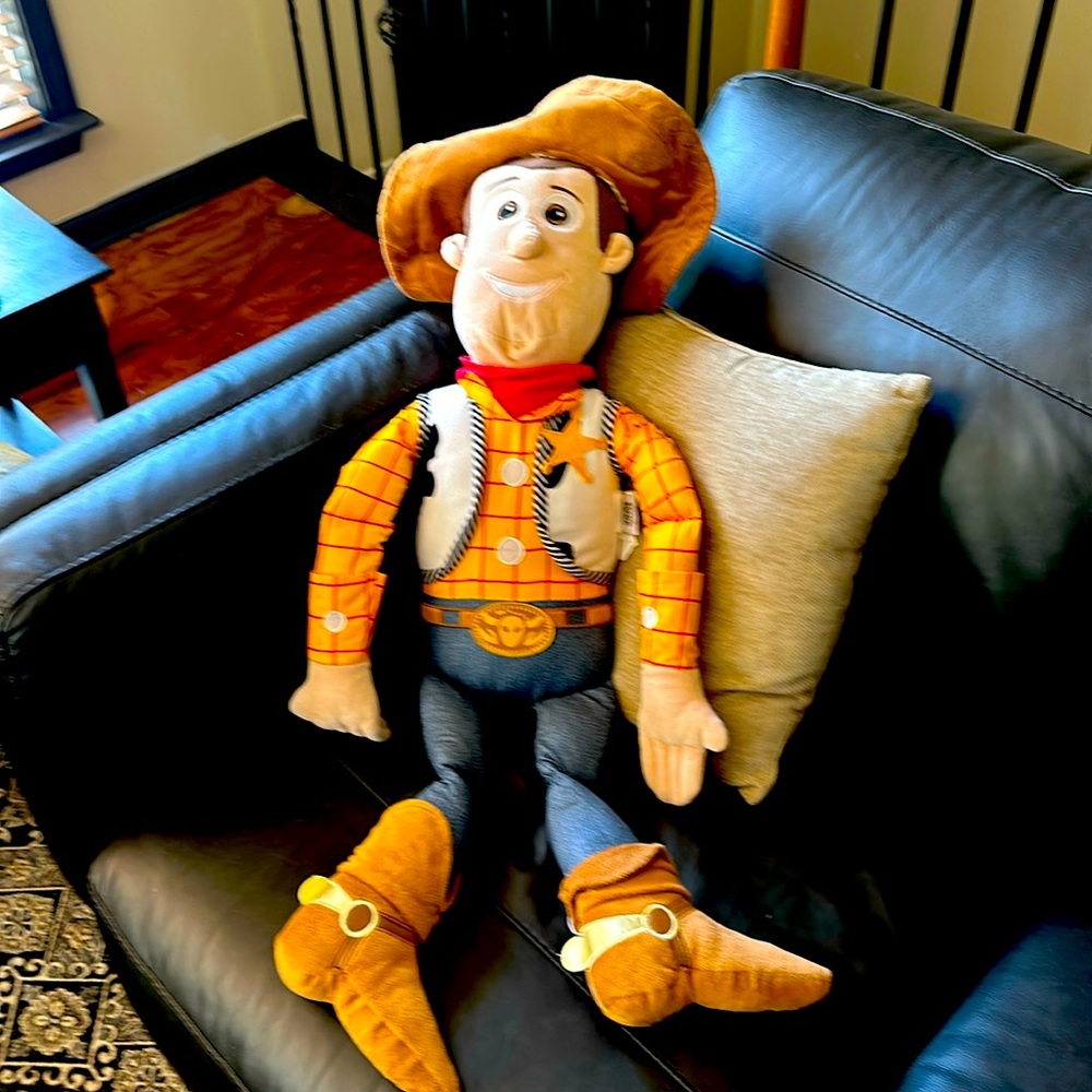 Giant Toy Story plush toy. Woody! 3.5 ft tall